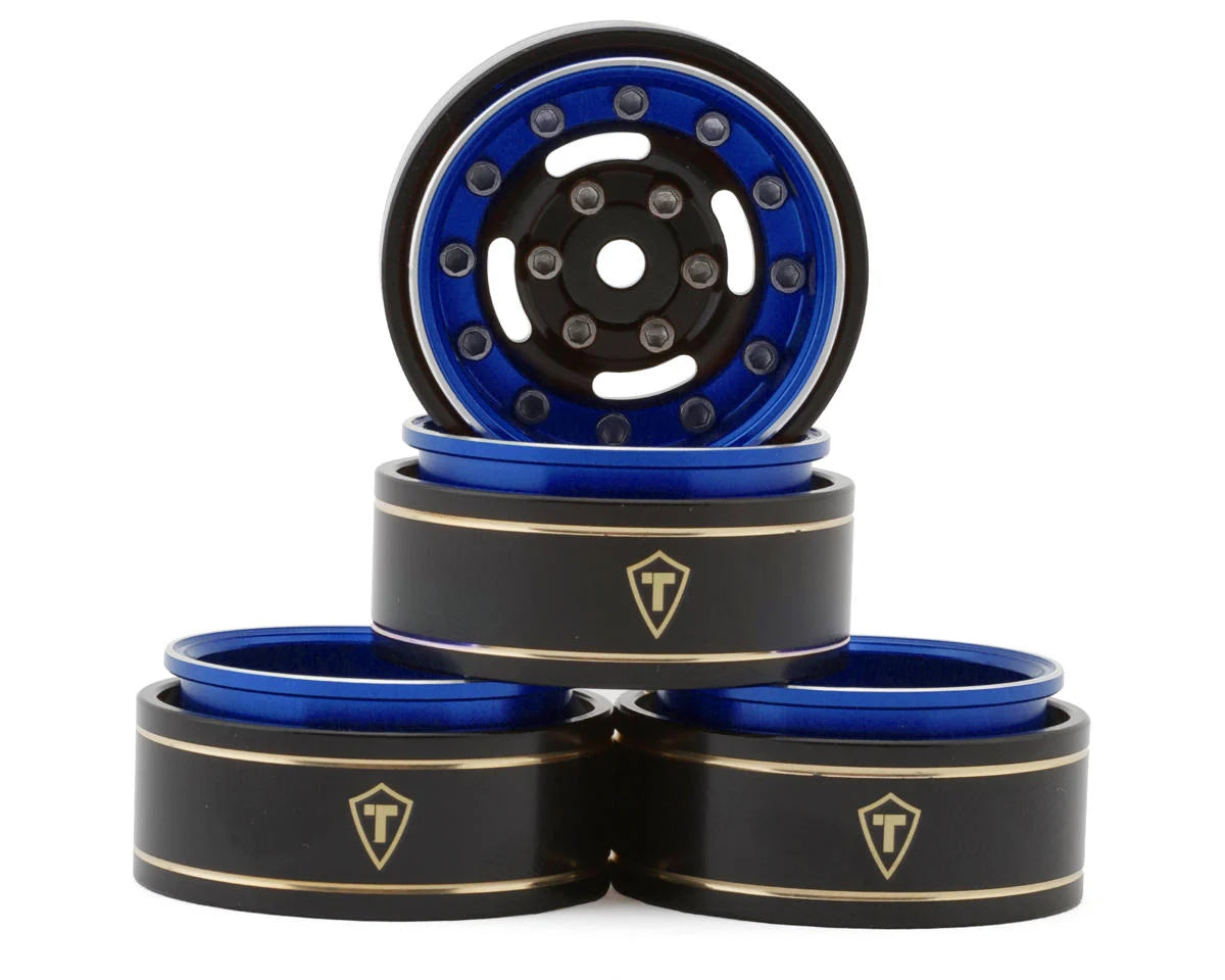 Treal Hobby Type F 1.0" Deep Dish Beadlock Wheels (4) (27g)