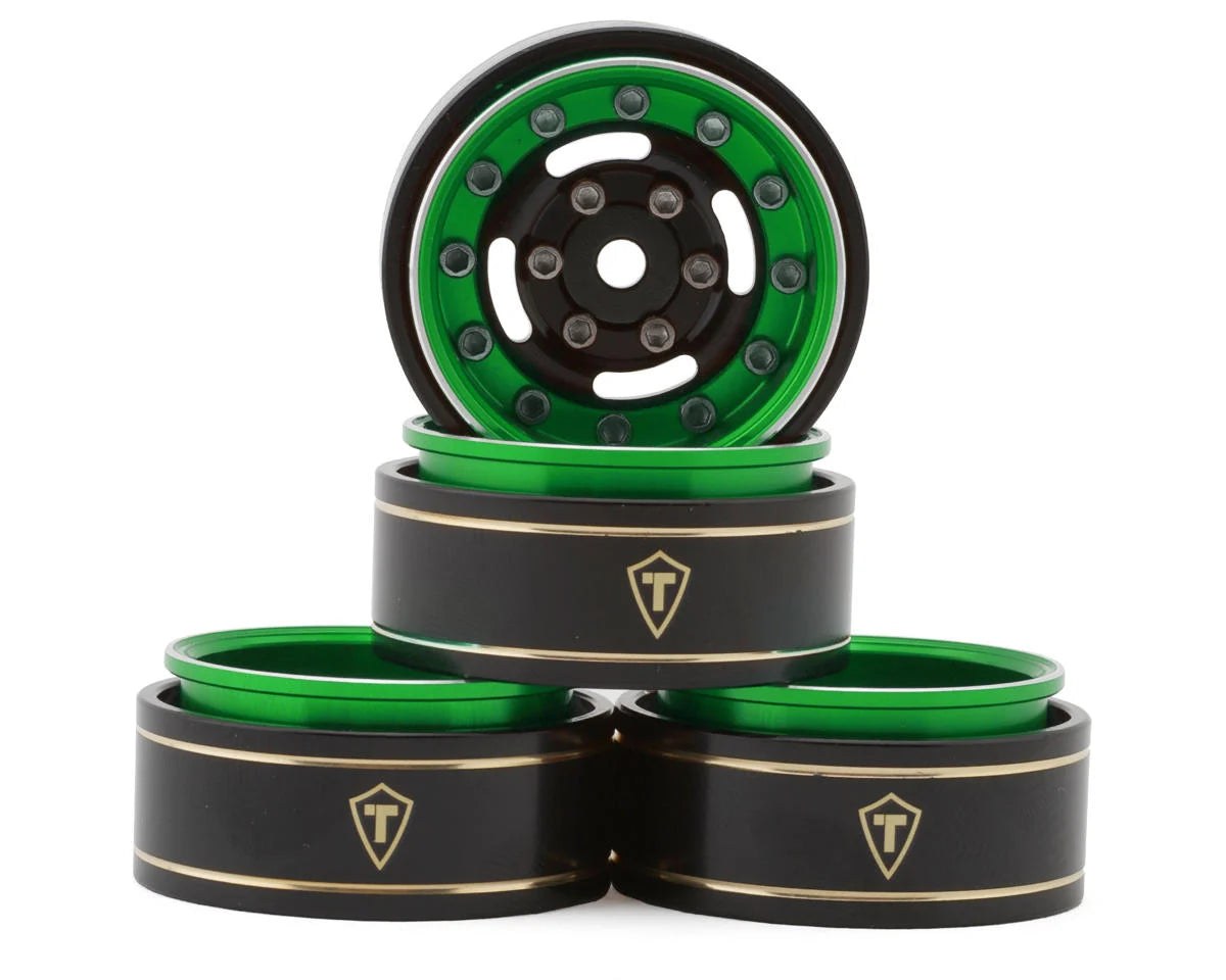 Treal Hobby Type F 1.0" Deep Dish Beadlock Wheels (4) (27g)