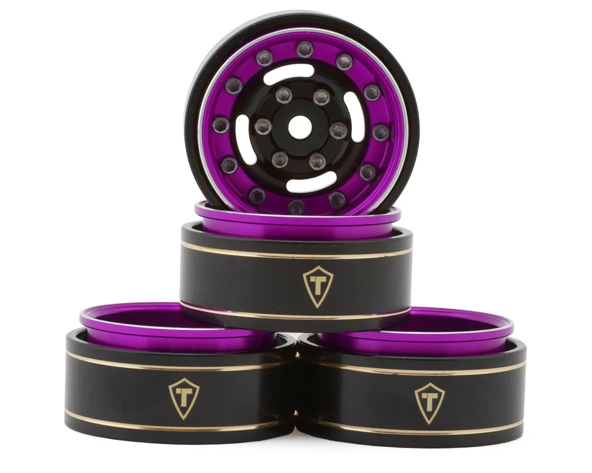 Treal Hobby Type F 1.0" Deep Dish Beadlock Wheels (4) (27g)