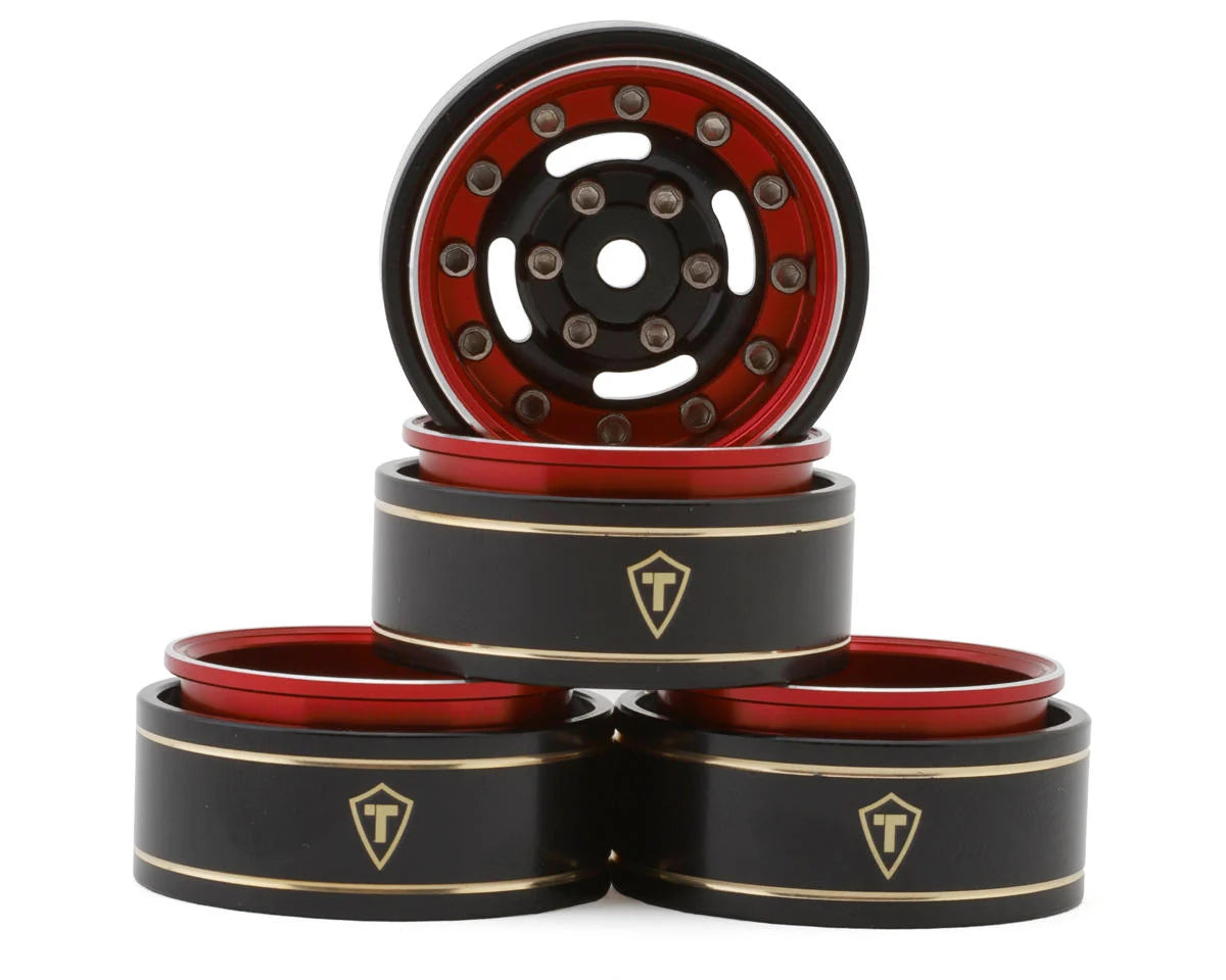 Treal Hobby Type F 1.0" Deep Dish Beadlock Wheels (4) (27g)
