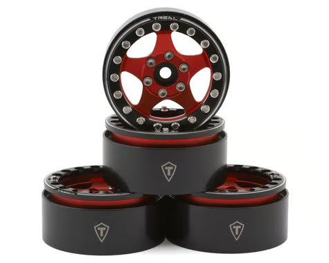 Treal Hobby 1.9" Type E Classic 5-Spoke Beadlock Wheels (4) (126g ea)