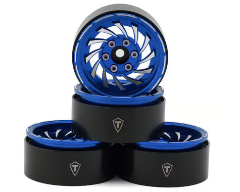 Treal Hobby Cyclone 1.9" Aluminum Beadlock Wheels (4) (122.5g)