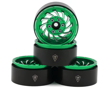 Treal Hobby Cyclone 1.9" Aluminum Beadlock Wheels (4) (122.5g)