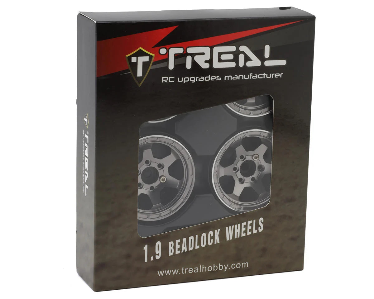Treal Hobby Type H 1.9" 6-Spoke Beadlock Wheels (4)