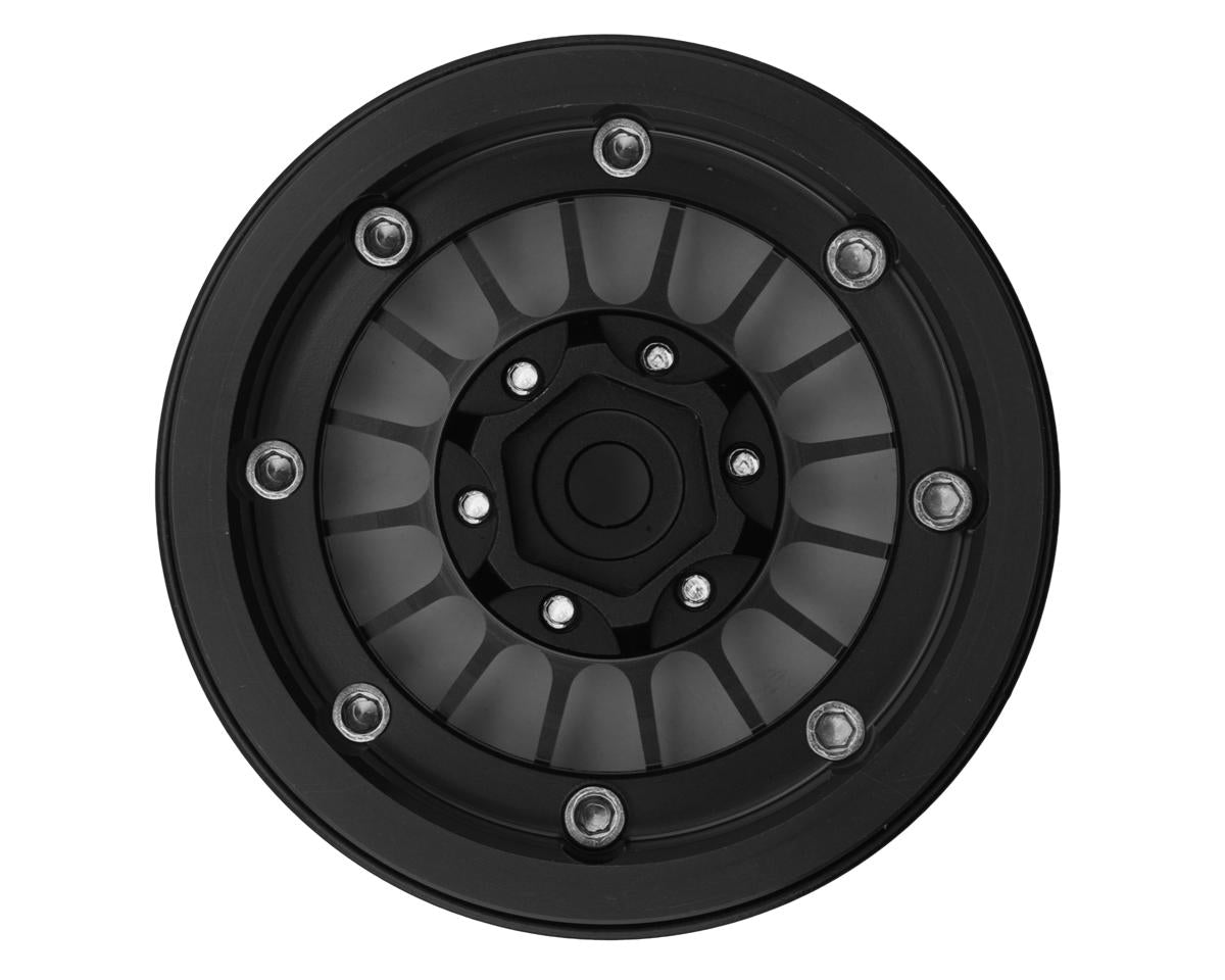 Treal Hobby 1.9" Type-J Multi-Spoke Aluminum Crawler Beadlock Wheels  (4) (113.7g ea)