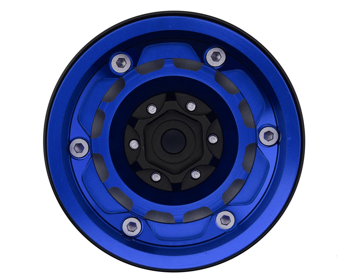 Treal Hobby 1.9" Type-M Aluminum Crawler Beadlock Wheels (4) (122.9g ea)