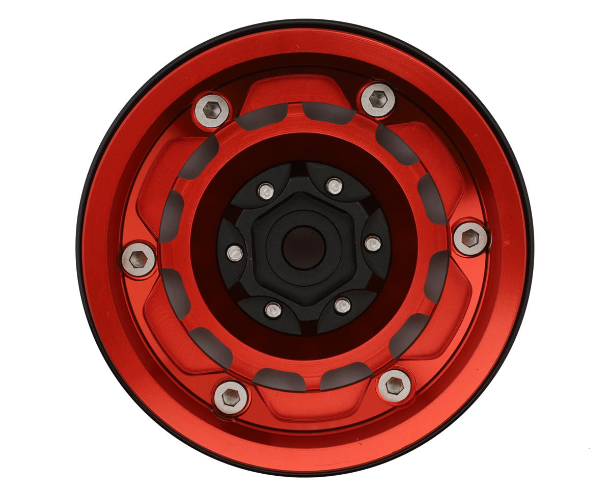 Treal Hobby 1.9" Type-M Aluminum Crawler Beadlock Wheels (4) (122.9g ea)