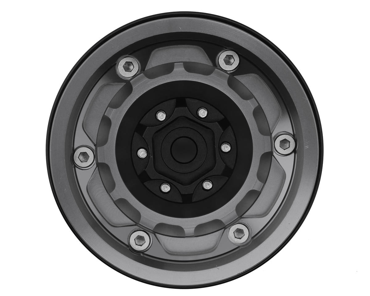 Treal Hobby 1.9" Type-M Aluminum Crawler Beadlock Wheels (4) (122.9g ea)