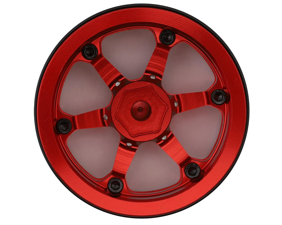 Treal Hobby Type 4P 1.9" 6-Spoke Beadlock Wheels (4)
