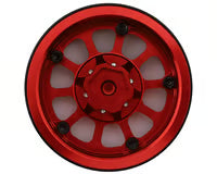Treal Hobby Type V2 1.9" 10-Spoke Beadlock Wheels (Titanium/Silver) (4)