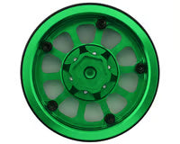 Treal Hobby Type V2 1.9" 10-Spoke Beadlock Wheels (Titanium/Silver) (4)
