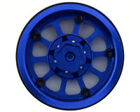 Treal Hobby Type V2 1.9" 10-Spoke Beadlock Wheels (Titanium/Silver) (4)