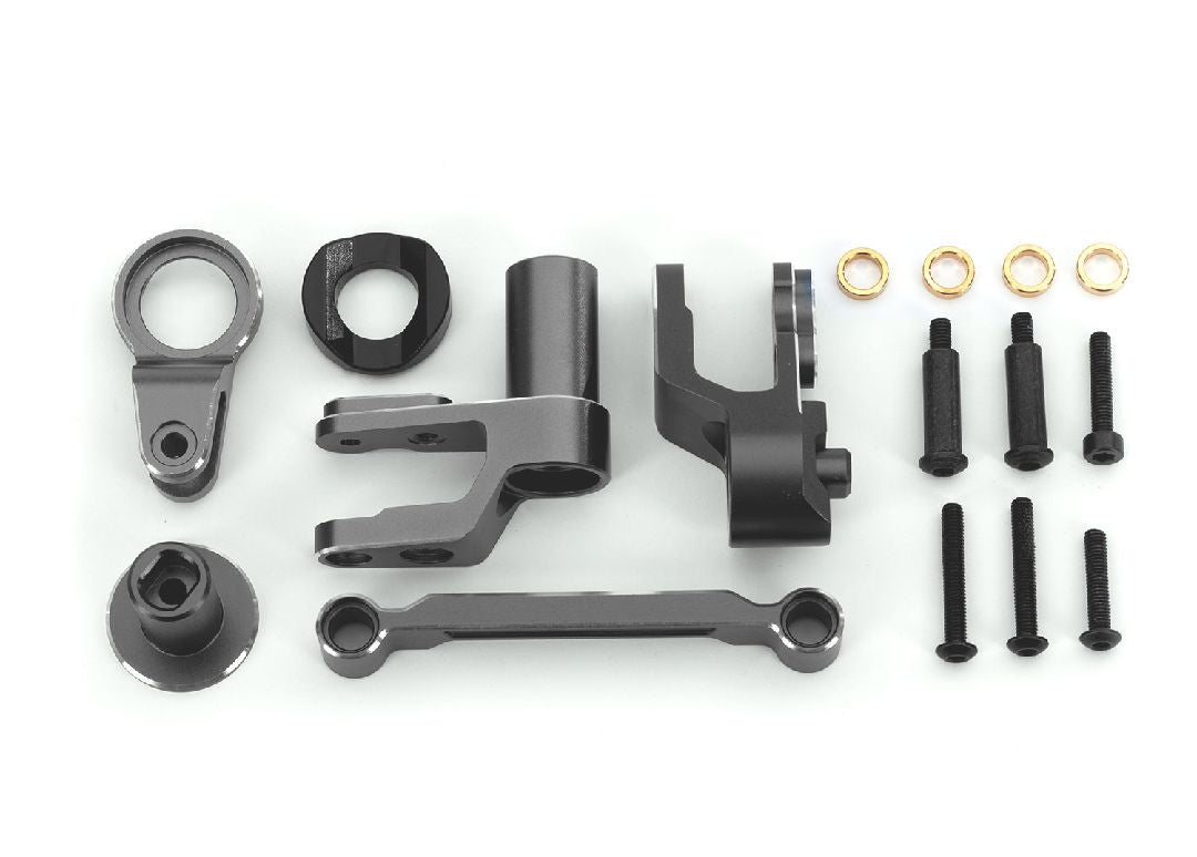 Traxxas Steering bellcranks, draglink, anodized aluminum