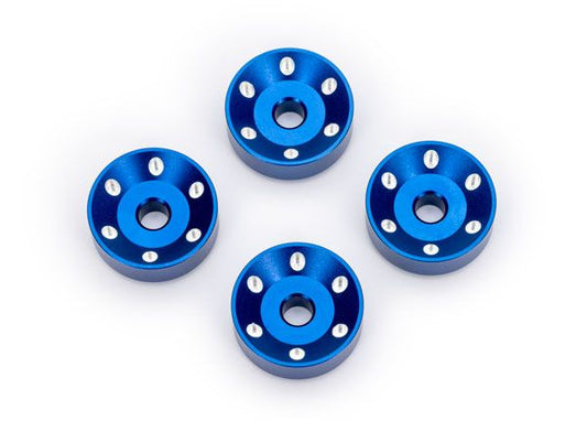 Traxxas Wheel washers, machined aluminum (4)