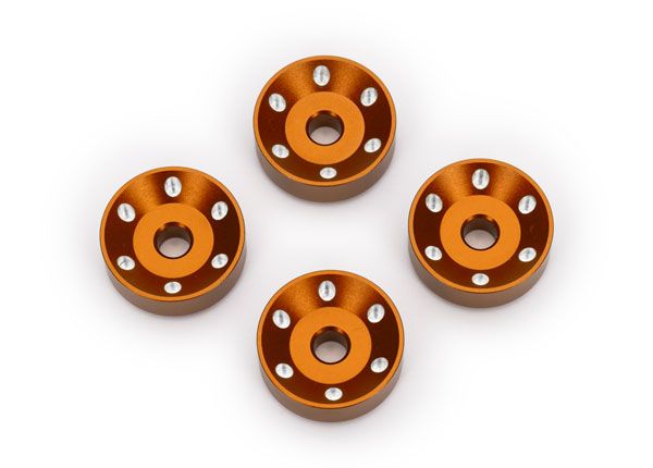 Traxxas Wheel washers, machined aluminum (4)