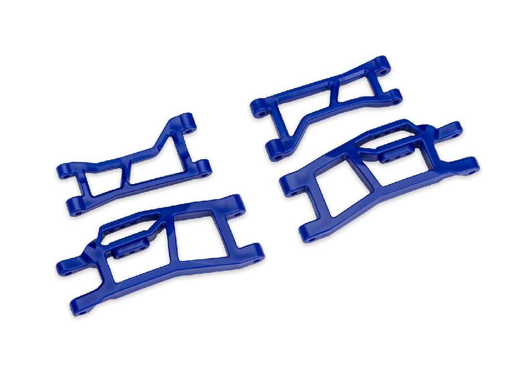 Traxxas Suspension arms, front (upper (2) lower (2)), black