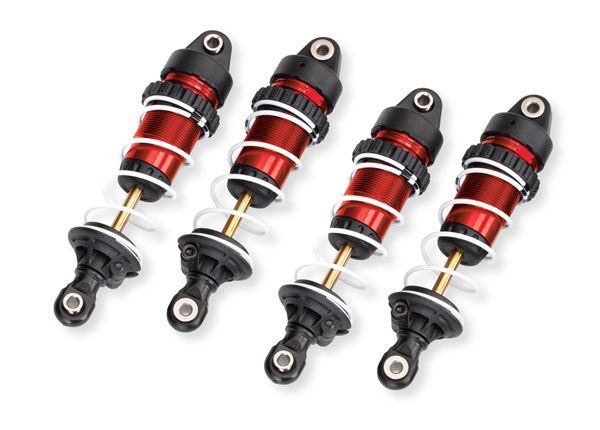 Traxxas Shocks, GTR long, (assembled with springs) (4)