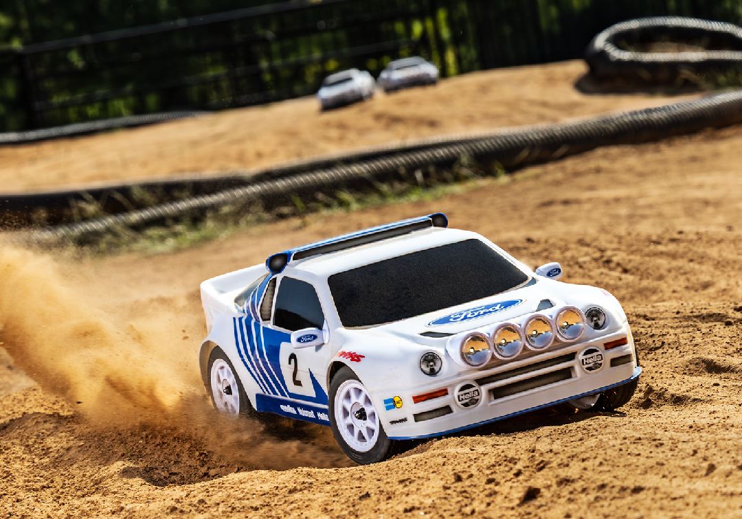 Traxxas 1/16 RS200 Mini Rally VXL-3S 4x4 RTR - White (B&C Incl)