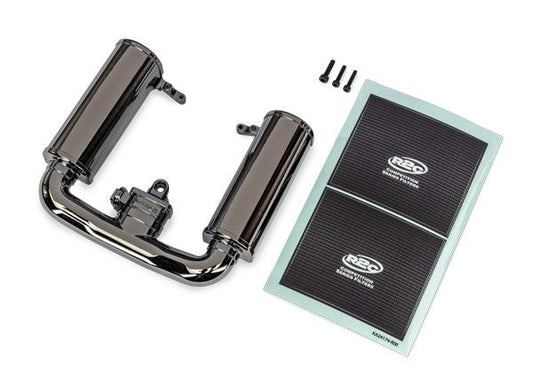 Traxxas Engine intake, black chrome