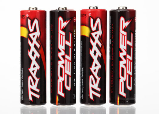 Traxxas Battery, Power Cell AA Alkaline (4) - PN# 2914