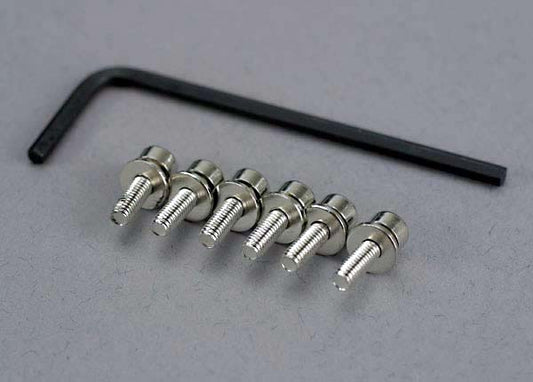 Traxxas Screws, 3x10mm Caphead machine w/ hex wrench - PN# 3159