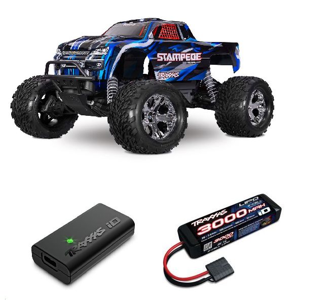 Traxxas 1/10 Stampede BL-2S HD 2wd RTR  w/ Charger&Battery