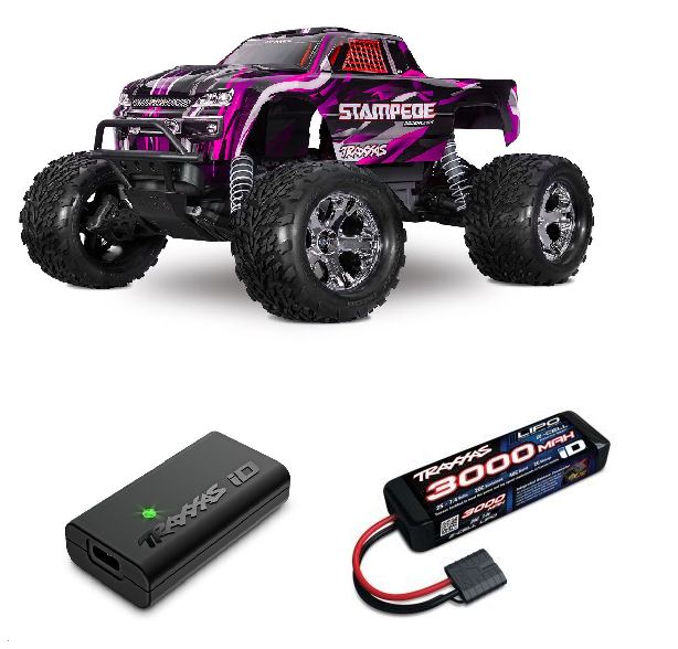 Traxxas 1/10 Stampede BL-2S HD 2wd RTR  w/ Charger&Battery