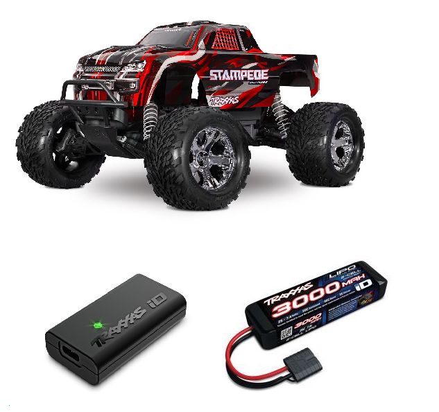 Traxxas 1/10 Stampede BL-2S HD 2wd RTR  w/ Charger&Battery