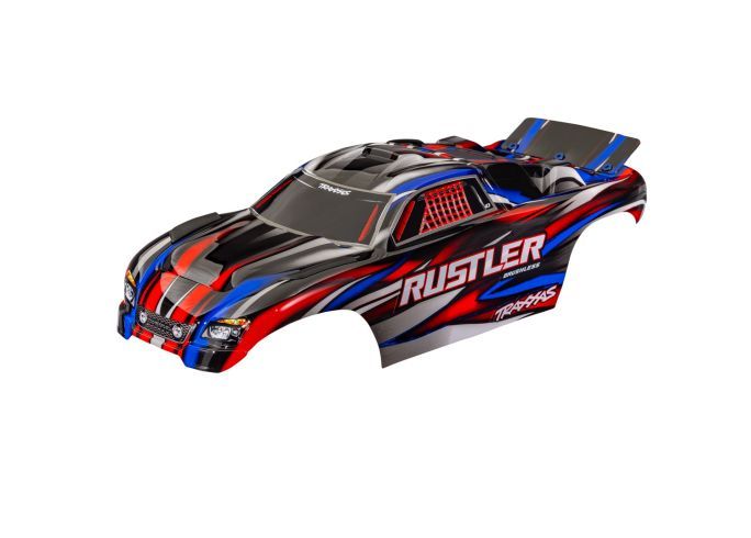 Traxxas Body Rustler Blue Clipless
