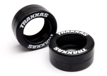 Traxxas Rubber Tires (fits Traxxas Wheelie Bar Wheels) (2)