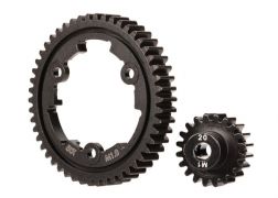 Traxxas Spur Gear, 50-Tooth Machined Steel & Gear, 20-T Pinion