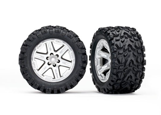 Traxxas Tires & wheels, assembled, glued (2.8")