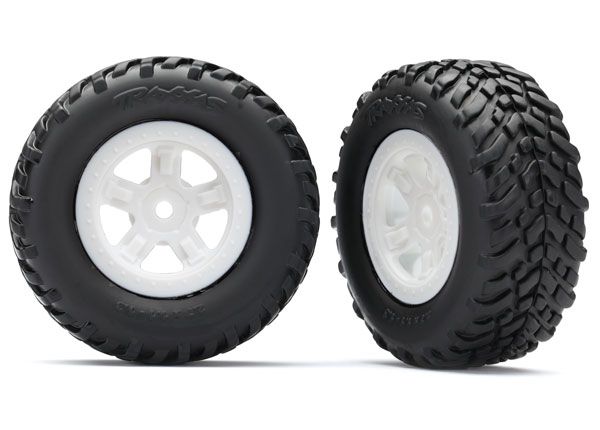 Traxxas Tires and wheels, assembled, glued - PN# 7674