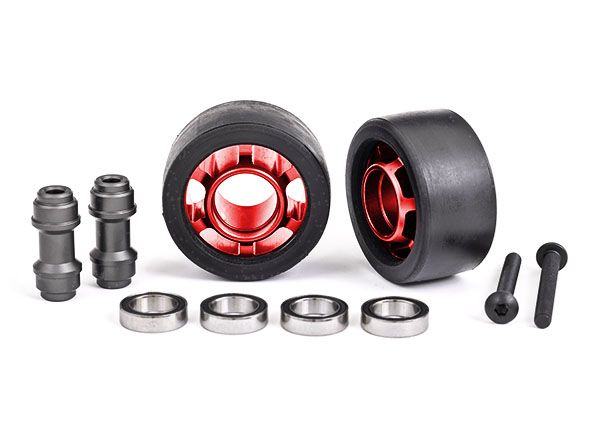Traxxas Wheels, Wheelie Bar, 6061-T6 Aluminum (2)