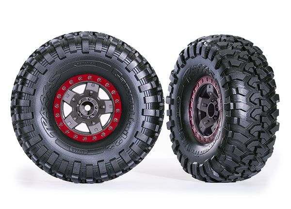 Traxxas Tires & Wheels (TRX-4 Sport 2.2" Beadlock)(2)