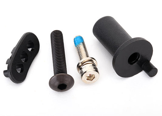 Traxxas Motor mount hinge post/ 5x25mm BCS (1)/ 4x16mm CS with s