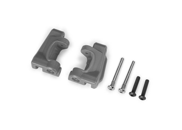 Traxxas Caster blocks, extreme heavy duty, black(2)