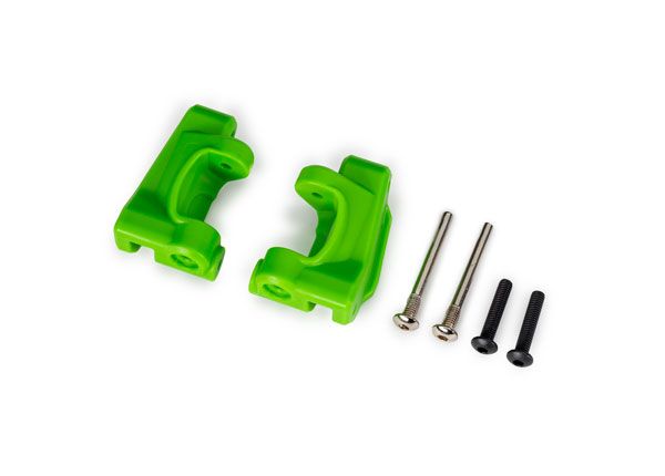 Traxxas Caster blocks, extreme heavy duty, black(2)