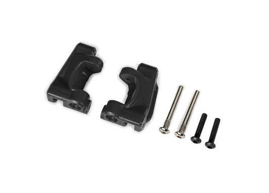 Traxxas Caster blocks, extreme heavy duty, black(2)