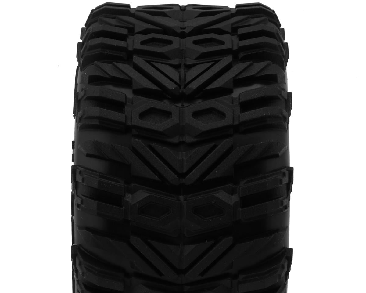 UpGrade RC Dirt Claw 2.2" Pre-Mounted BELTED Tires for Mini Maxx®/XRT® & Mini Kraton® (2) w/12mm Narrow, 12mm Wide, & 14mm Hexes