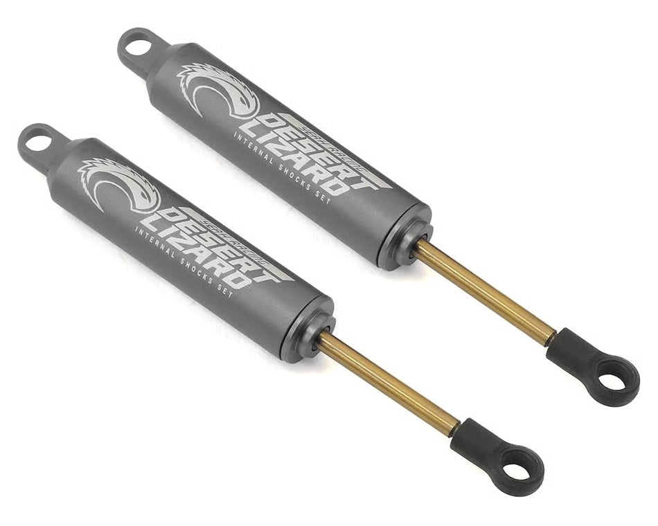 Yeah Racing 100mm Desert Lizard Two Stage Internal Spring Shock (2) (Black)