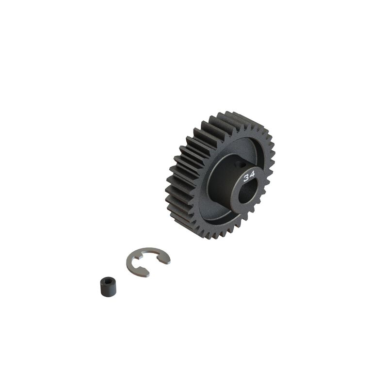 Pinion Gear, 34T Mod1 Safe-D8