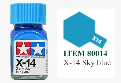 EX-14 Sky Blue - Tamiya Enamel Paint