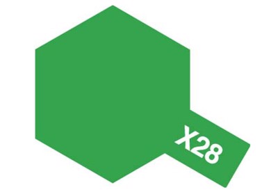 X-28 Park Green Gloss Mini - Tamiya Acrylic Paint