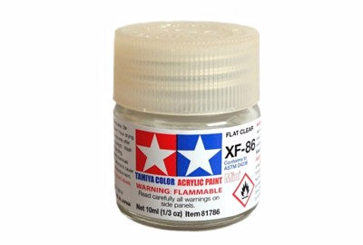 XF-86 Flat Clear Mini - Tamiya Acrylic Paint