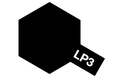 LP-3 Flat Black - Tamiya Lacquer Paint