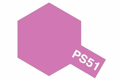PS-50 Sparkling Pink Alumite - Tamiya Polycarbonate Spray