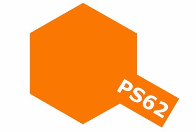 PS-62 Pure Orange - Tamiya Polycarbonate Spray