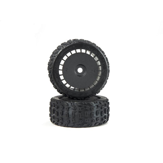 DBoots Katar T Belted 6S Tire Set Glued (Blk) (2)
