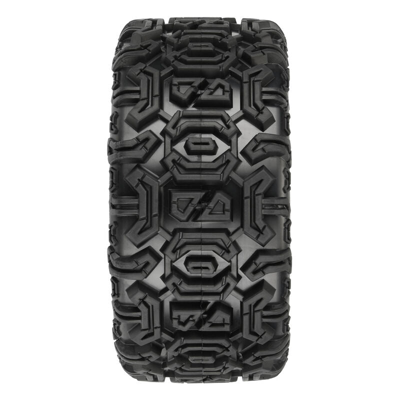 1/6 Warthog F/R 5.7" Monster Truck Tires MTD 24mm Black Ripper (2) - PN# 564110